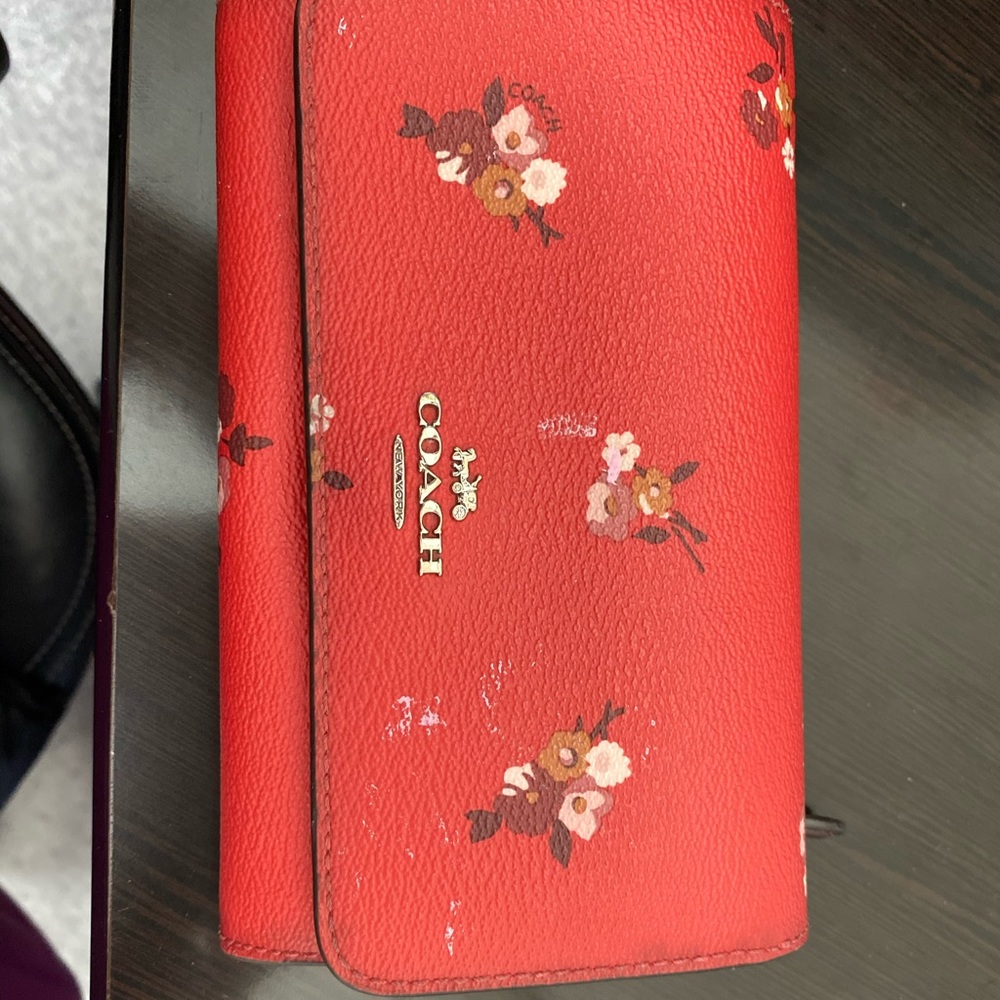 Coach cellphone wallet